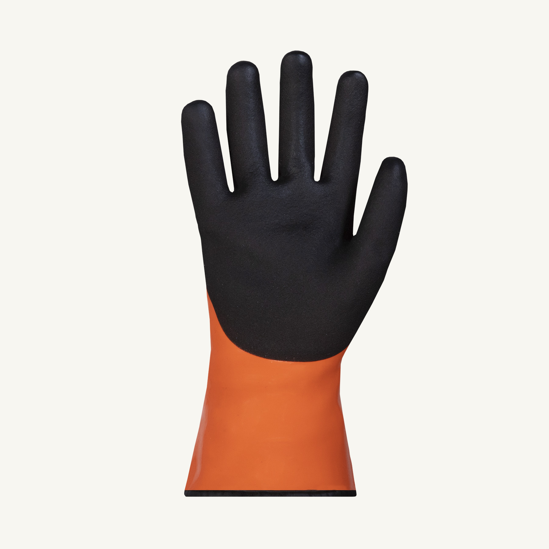 #F225FLNV Superior Glove® Chemstop™ PVC Coated Gloves w/ Adjustable Wrist Cuff